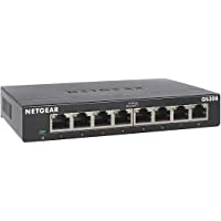 NETGEAR Switch 8 Puertos Gigabit Unmanaged GS308- Switch Ethernet doméstico- Switch de Oficina- Plug-and-Play- carcassa…